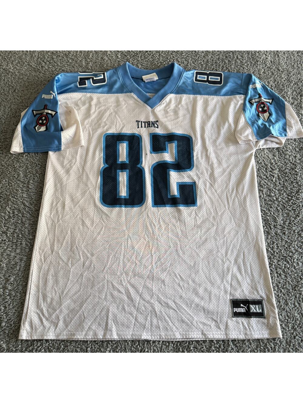 Vintage 2000 Puma Yancey Thigpen NFL Tennessee Titans Jersey XL Made in USA